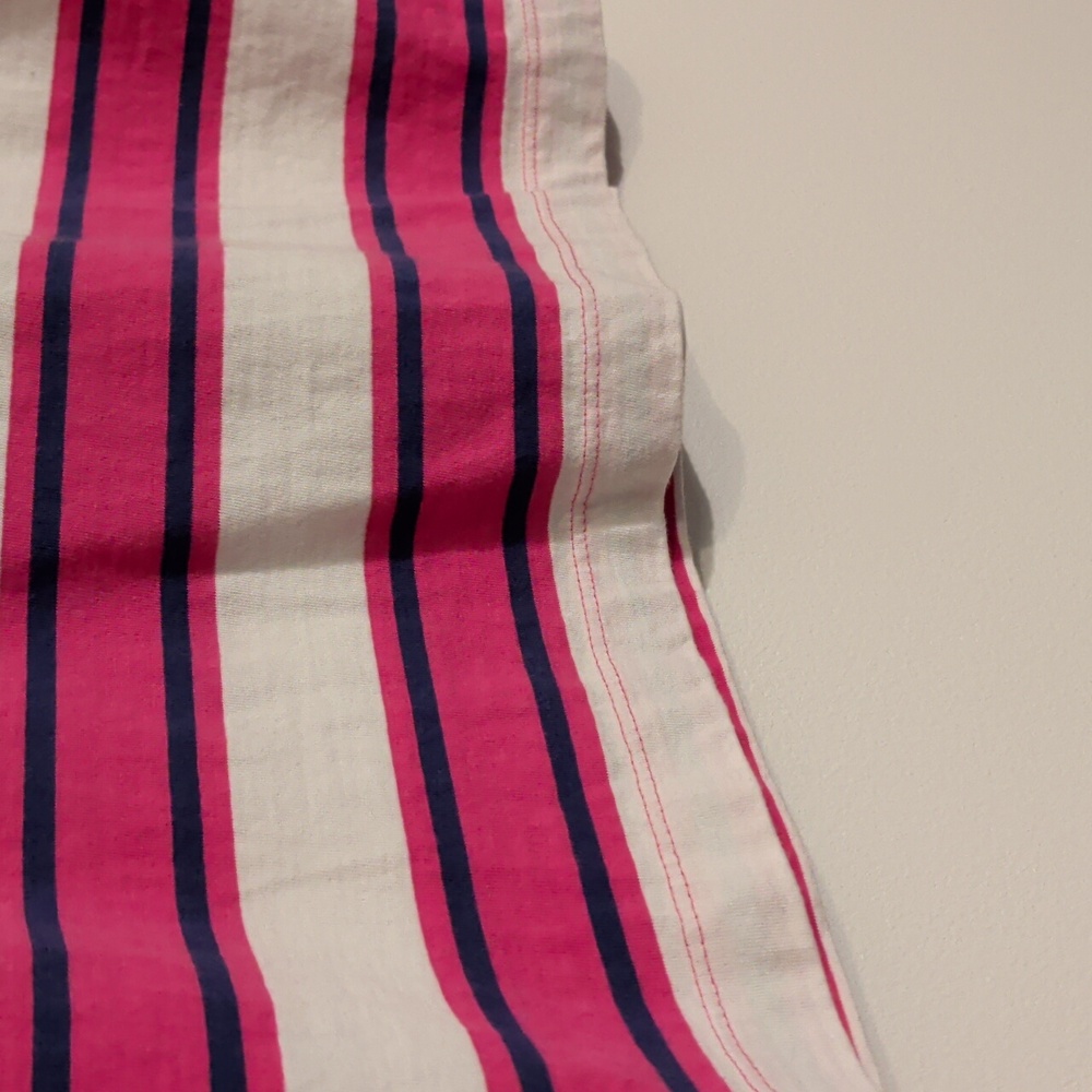 ANTHROPOLOGIE PILCRO pink and green striped t shirt - size small - Picture 7 of 9